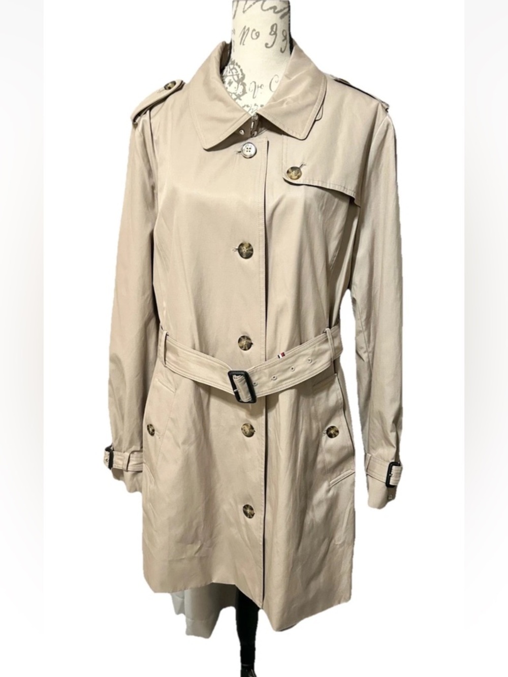 Tommy Hilfiger Classic Trench Coat  Belted